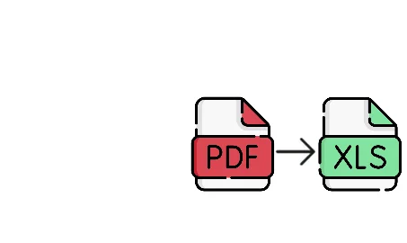 Как конвертировать PDF в XLS