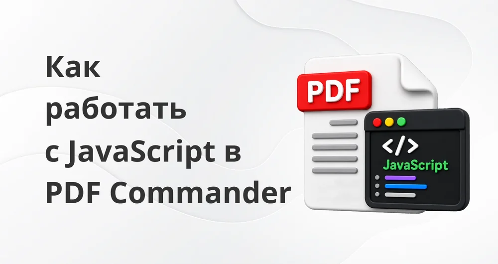 Как работать с JavaScript в PDF Commander