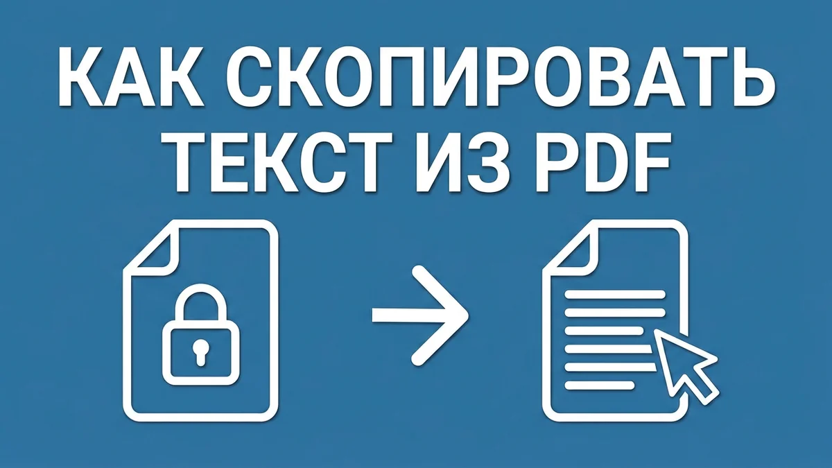 Как скопировать текст с ПДФ, если он не копируется